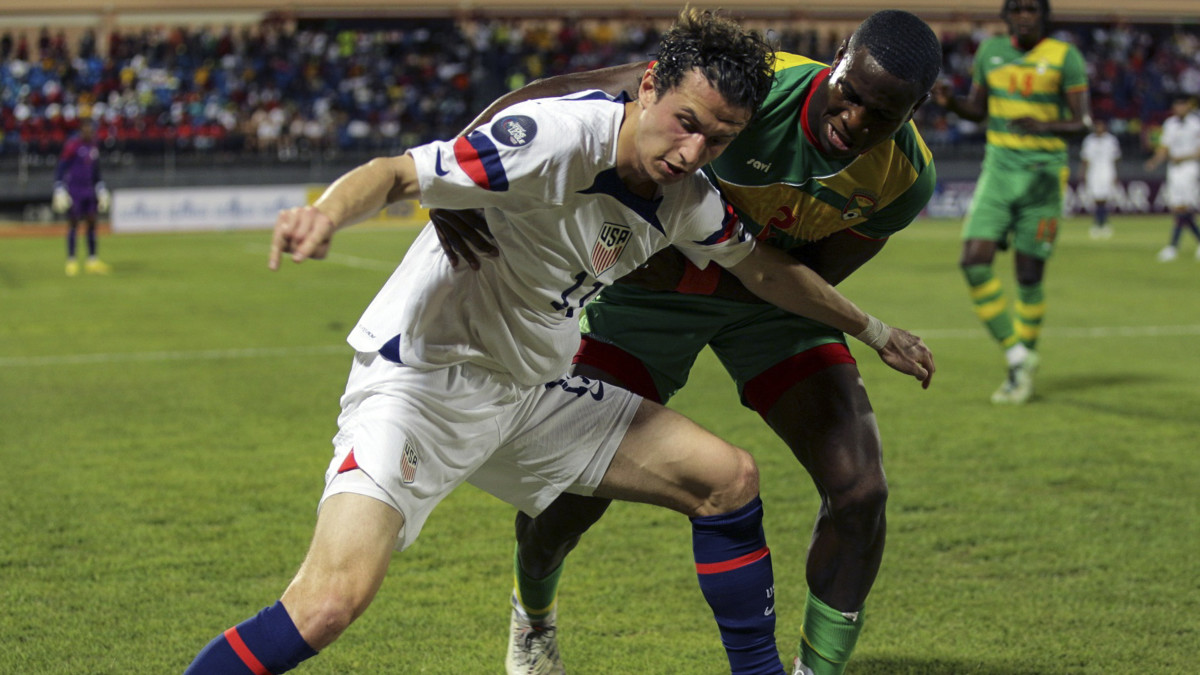 USMNT player Brenden Aaronson.